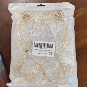Detachable Brass Lamp Shade Harps